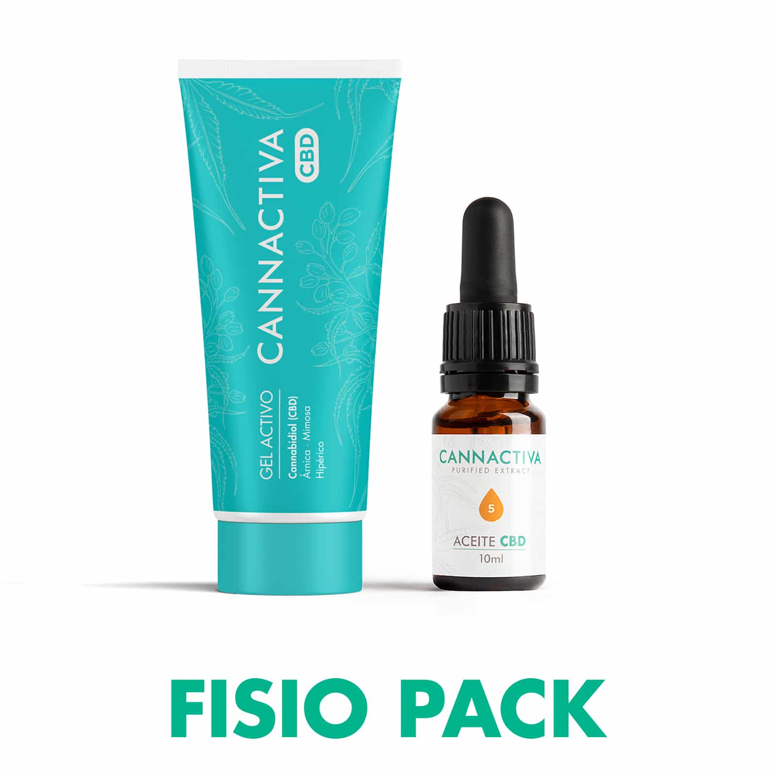 Fisio Pack CBD Cannactiva | Pack Cuidado Muscular con CBD
