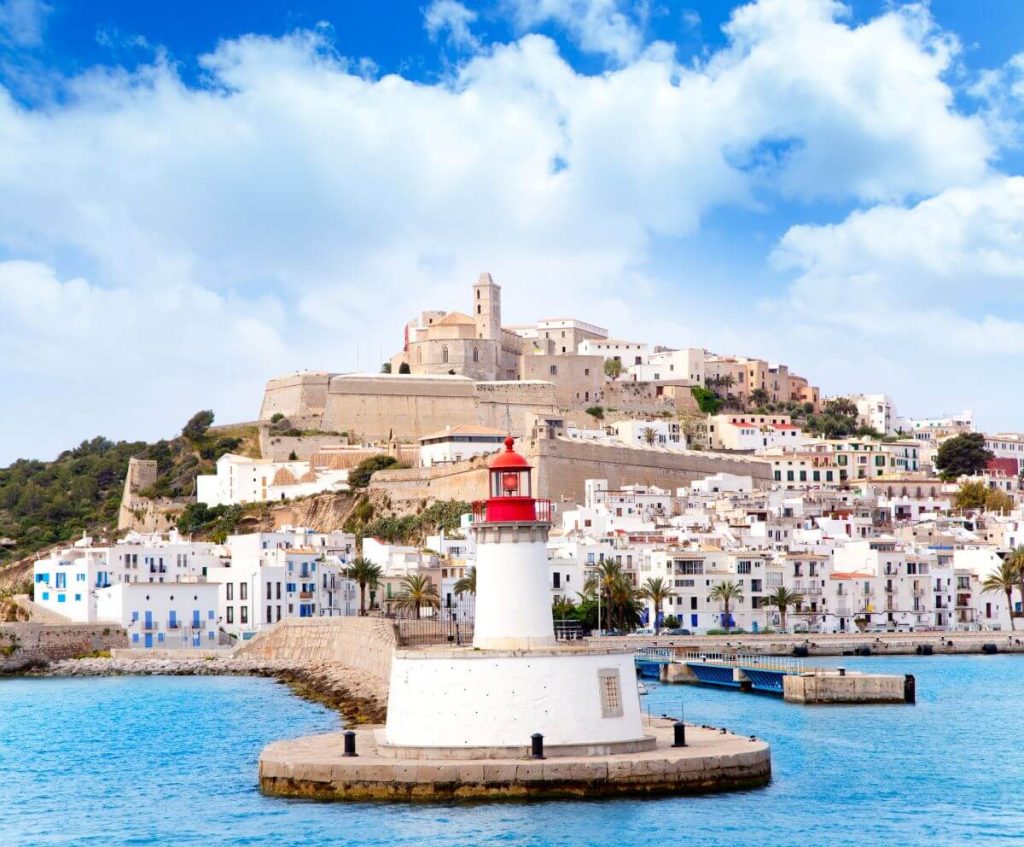 Castillo del Dalt Vila en Ibiza 