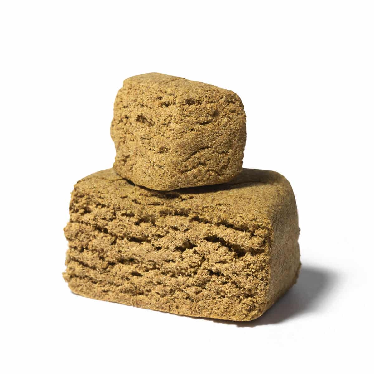 Plaque de Gold'n CBN Hash doré foncé avec CBN, CBD et CBG de Cannactiva