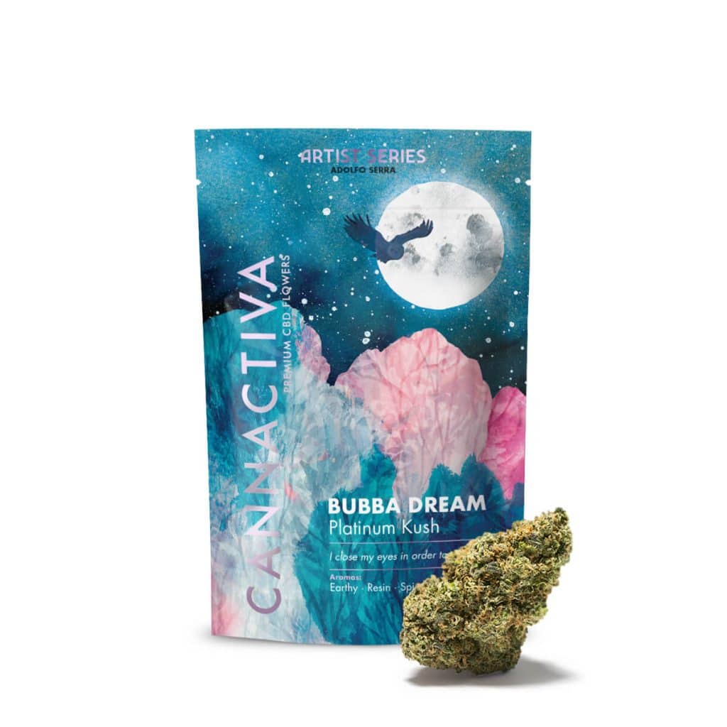 Flor de CBD BUBBA DREAM Platinum Kush