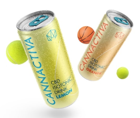 Bebidas deportivas isotónicas con CBD de Cannactiva - Sólo disponibles en Reino Unido