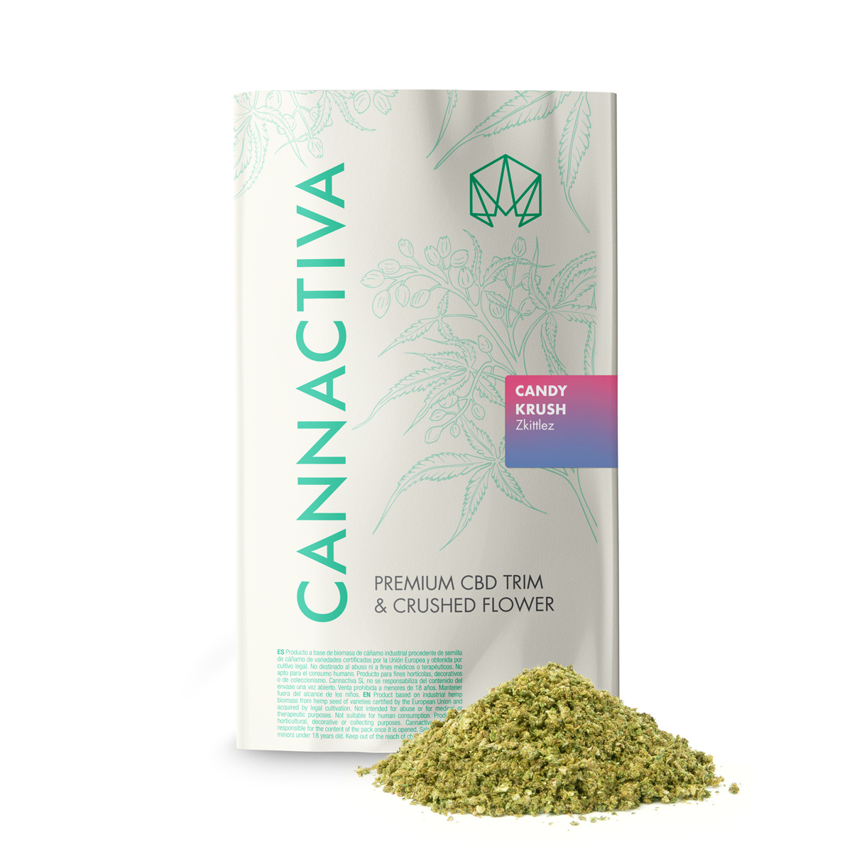 Trim CBD Candy Krush 30g · Bolsa Pouch Zkittlez - Cannactiva