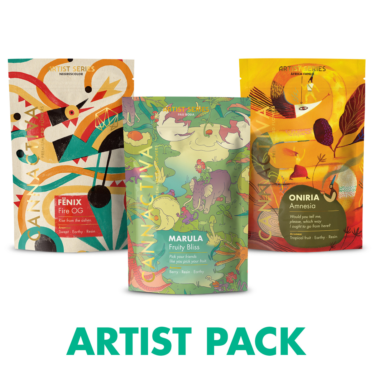 CBD Artist Series Flower Pack (Limited Edition) - Cannactiva