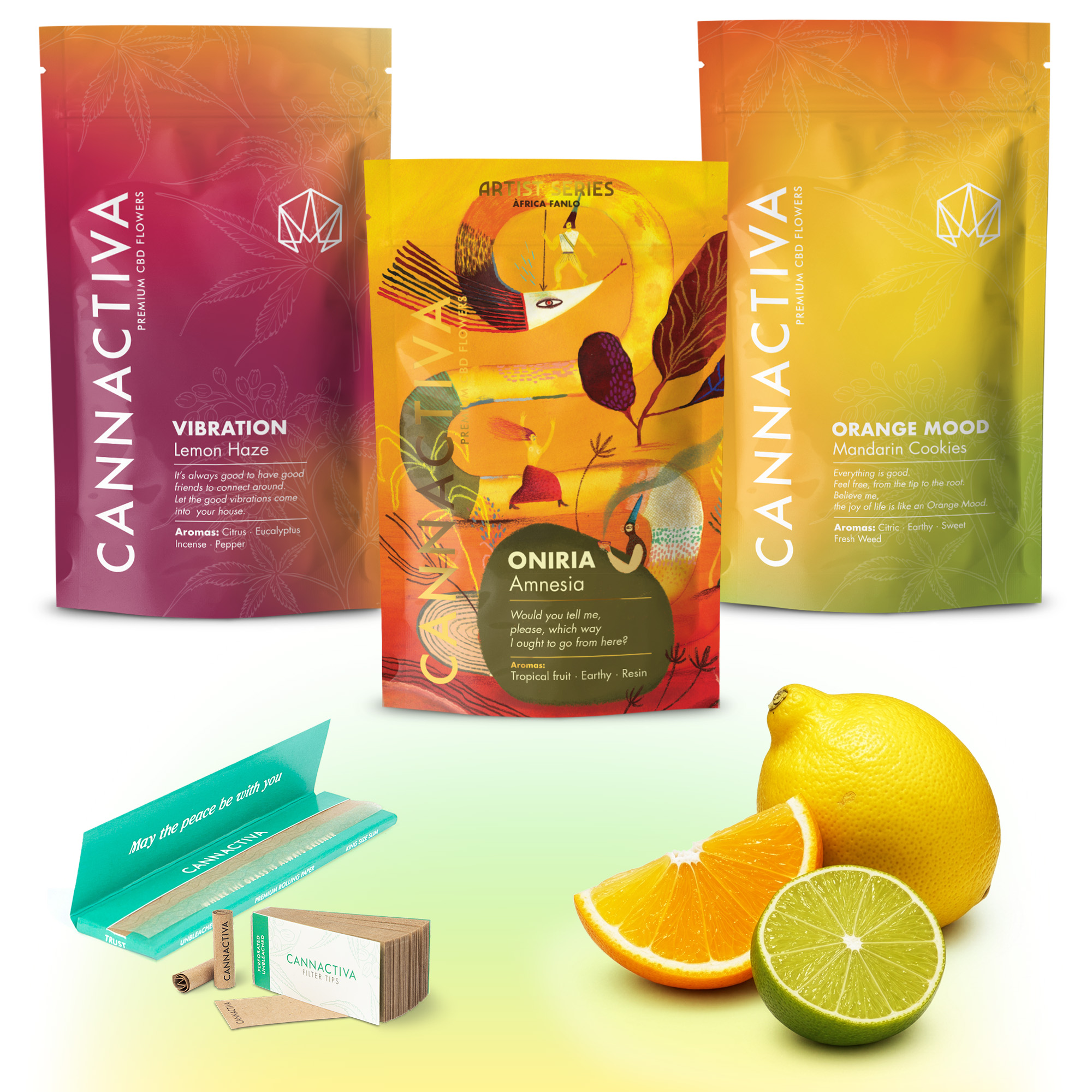 CBD Flower Tasting Pack Fresh Citrus - Cannactiva