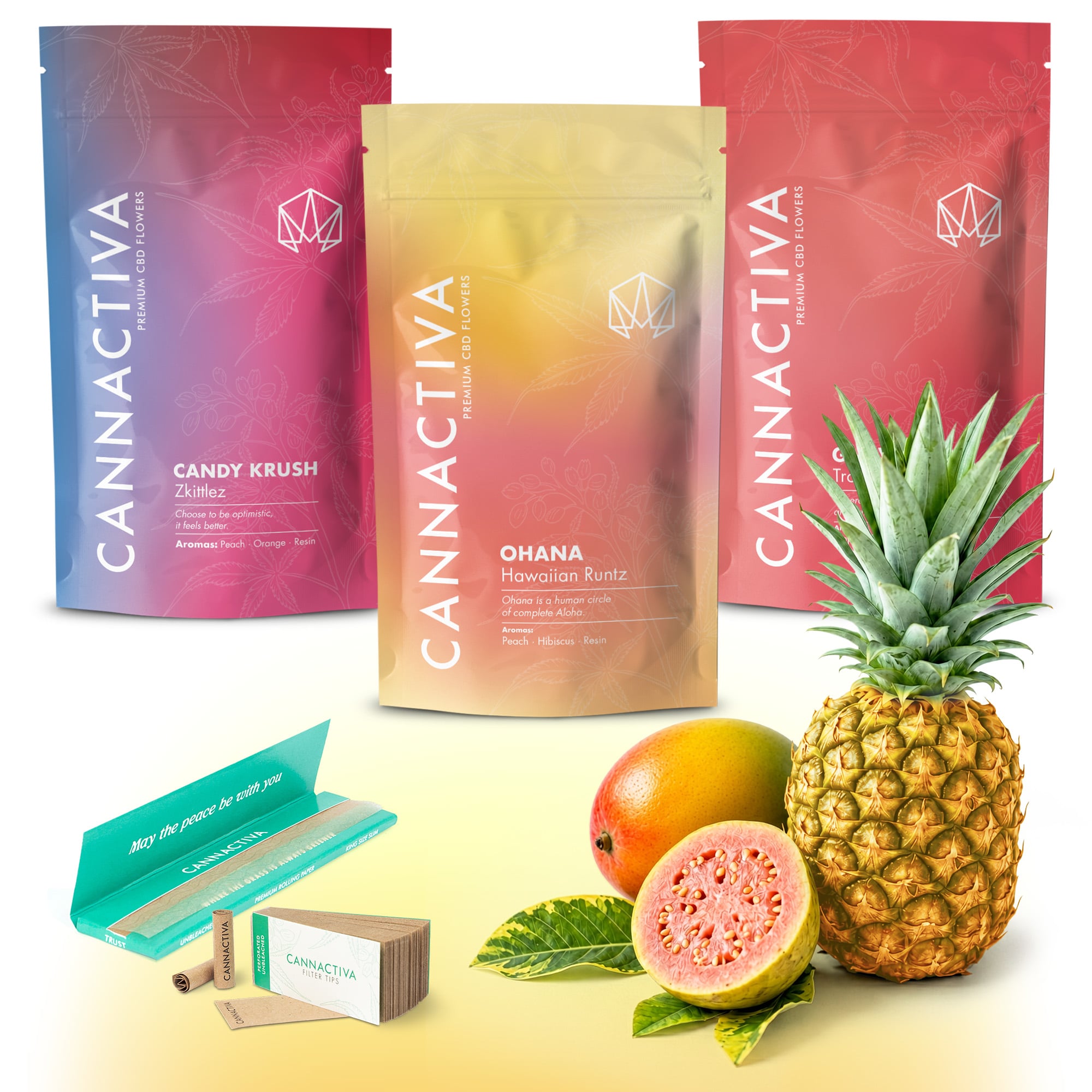 CBD Flower Tasting Pack Sweet Tropical - Cannactiva