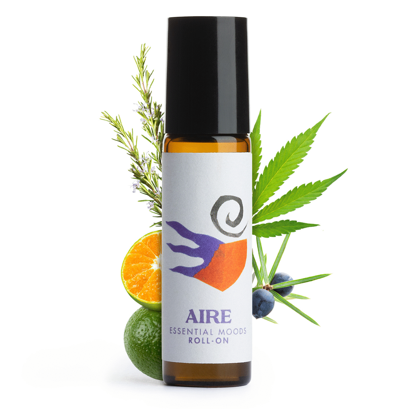 Regalo de invierno: roll-on Botanic Moods con los cuatro elementos - agua, tierra, aire y fuego