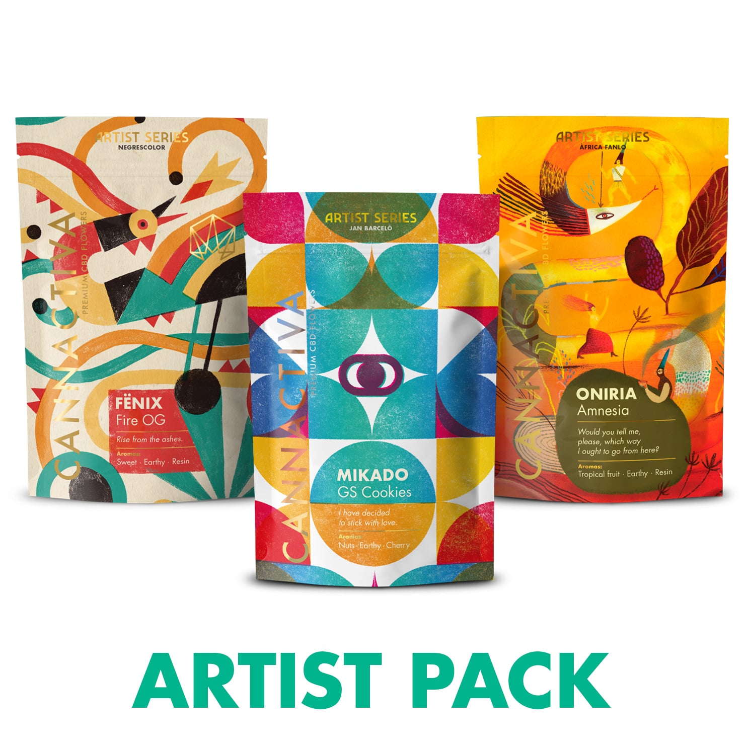 CBD Artist Series Flower Pack (Limited Edition) - Cannactiva